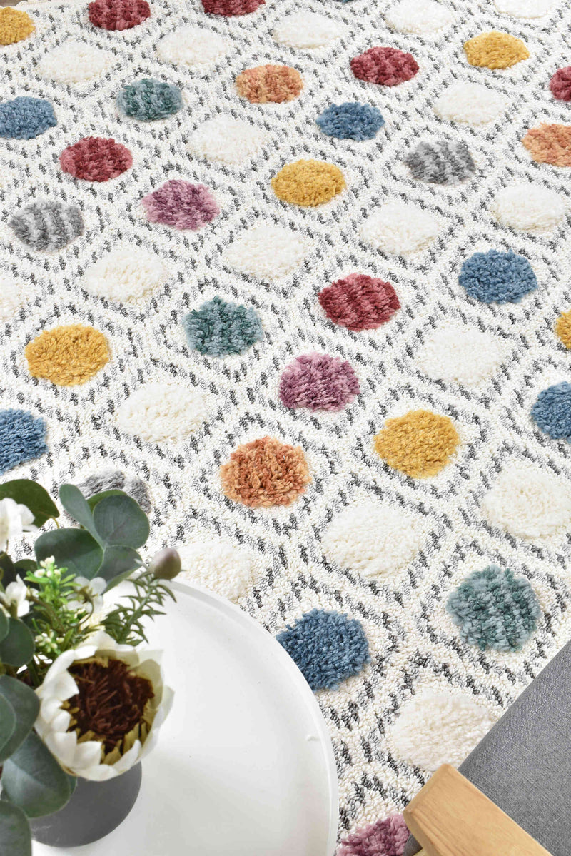 Eden Polka Dots Multi Rug