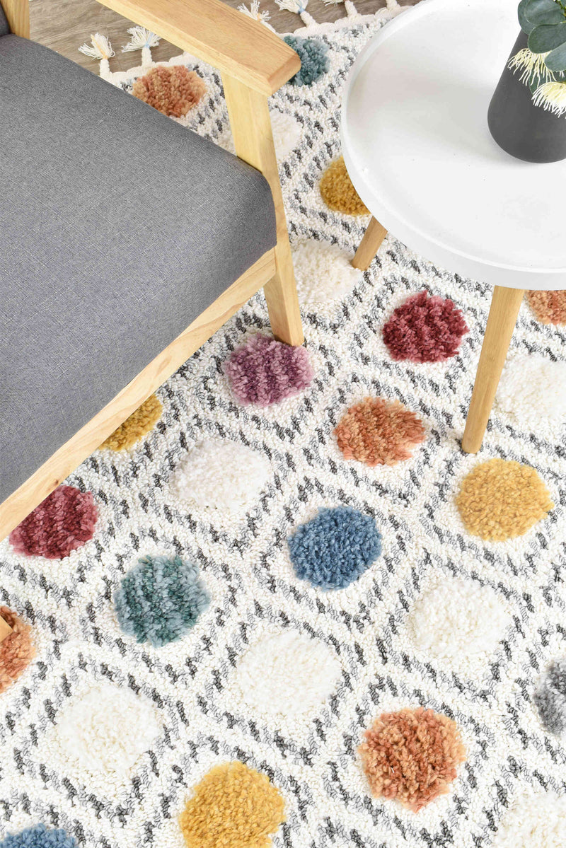 Eden Polka Dots Multi Rug