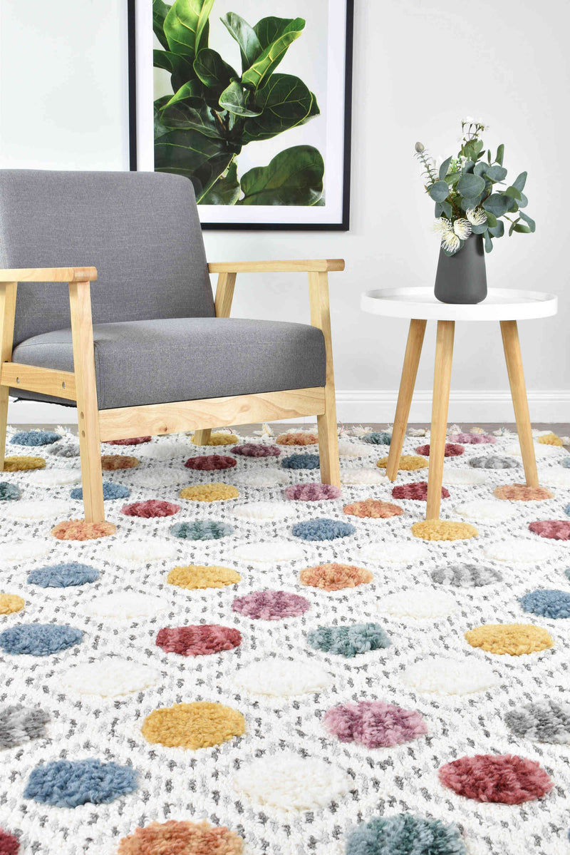 Eden Polka Dots Multi Rug