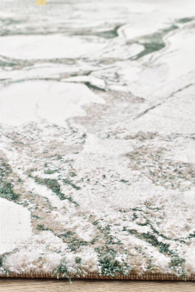 Prisma Emerald Green Abstract Rug