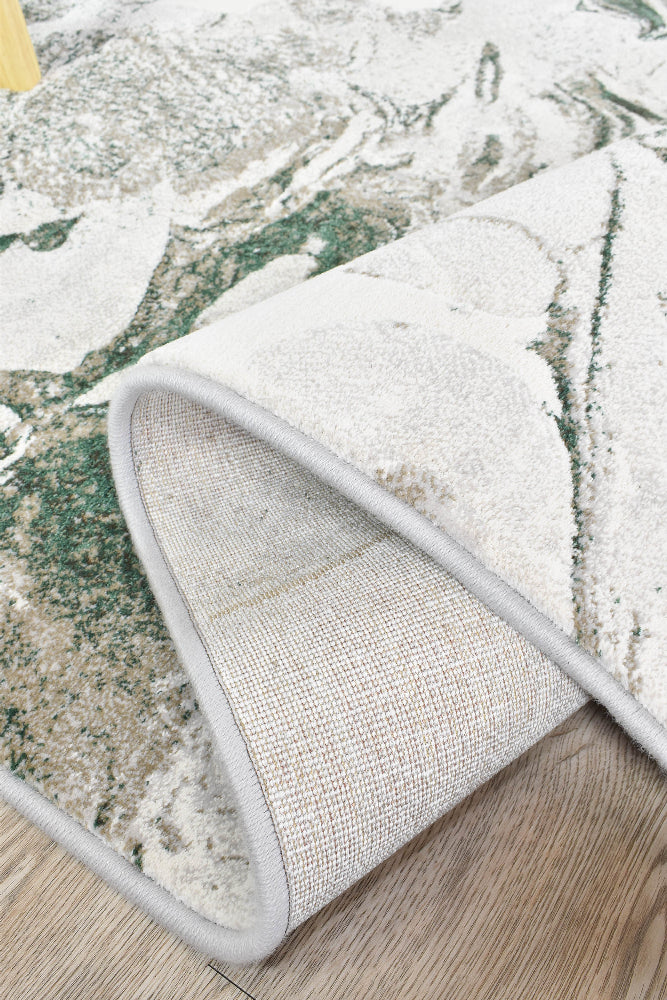 Prisma Emerald Green Abstract Rug