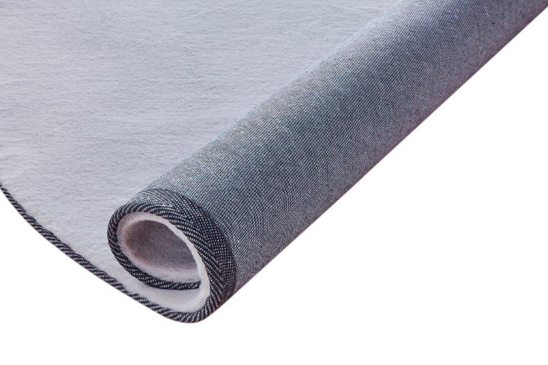 Pony Gris Grey Round Rug