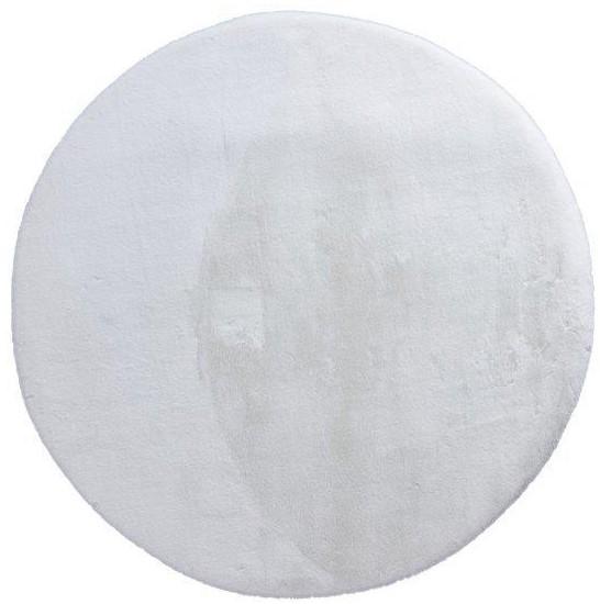 Pony White Round Rug