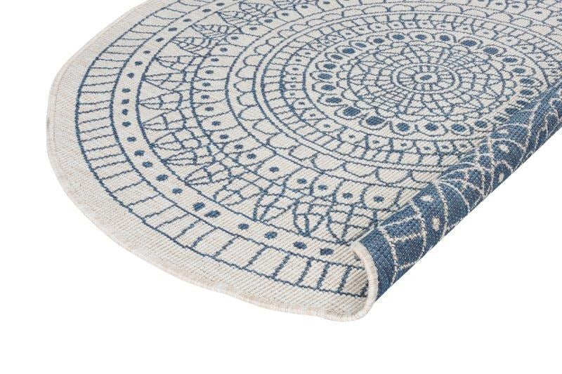 Terrazzo 39 Reversible Round Ocean Blue