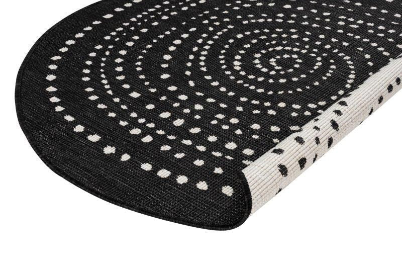 Terrazzo 40 Reversible Round Black