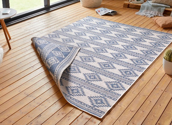 Terrazzo 207 Reversible Blue Outdoor