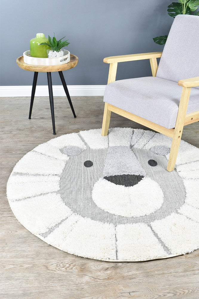 Mr&Mrs Lion 521 Round Rug