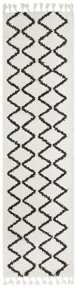 Saffron 11 White Rug