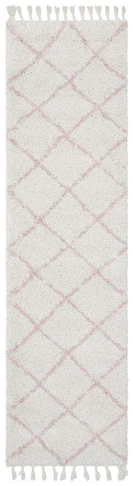 Saffron 22 Pink Runner Rug