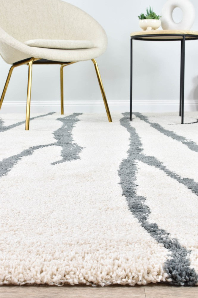 Elle 28 Cream Grey Rug