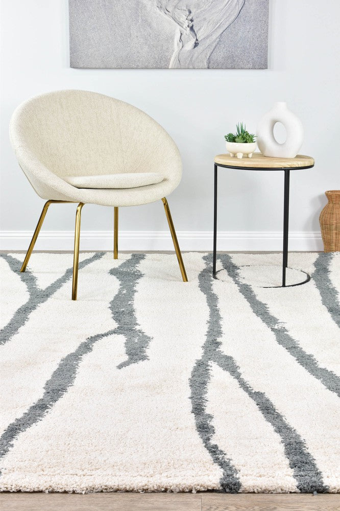 Elle 28 Cream Grey Rug