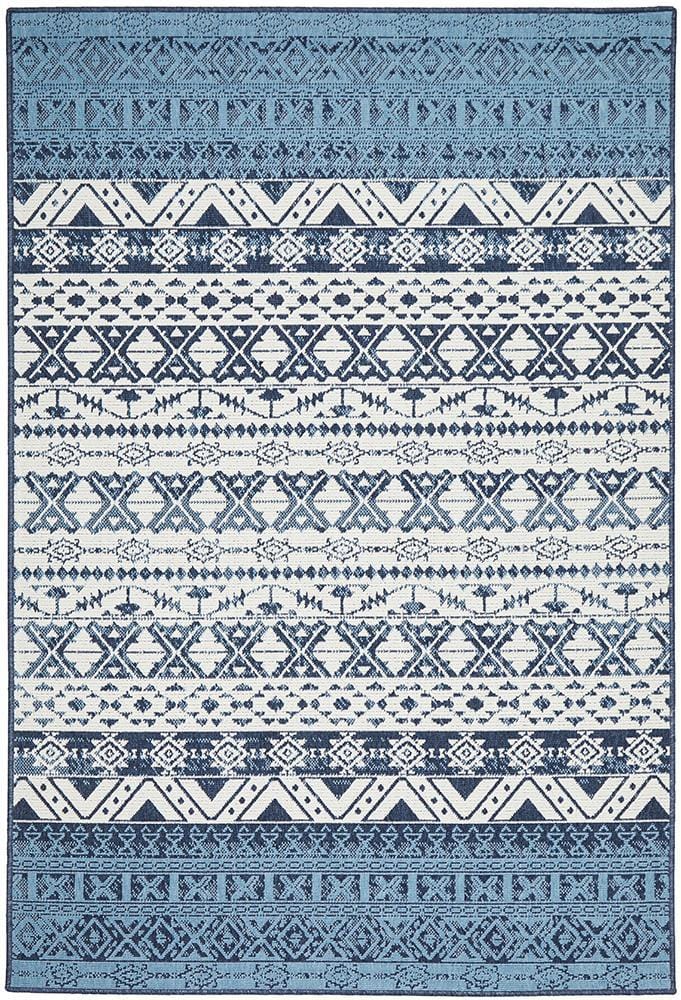 Seaside 3333 White Blue Rug