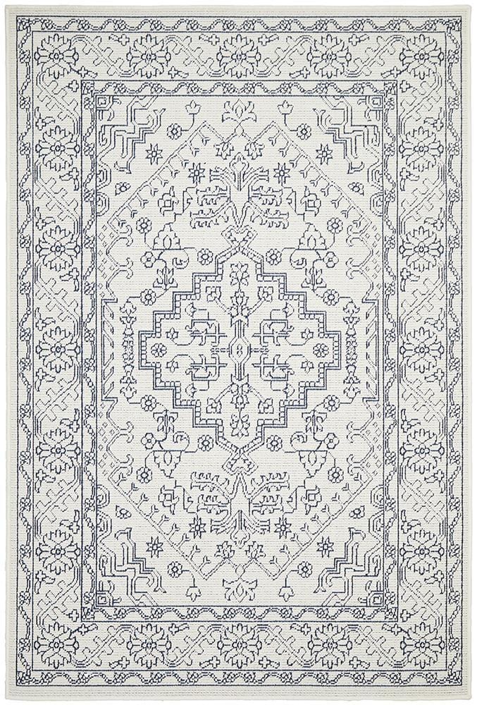 Seaside 5555 White Rug
