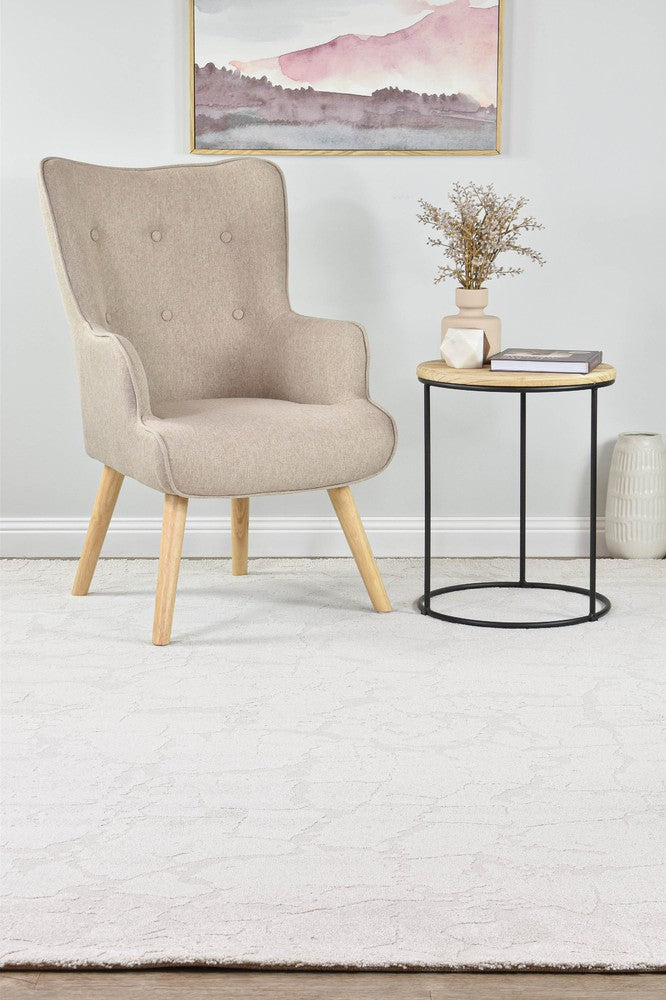 Contour White Agate Rug