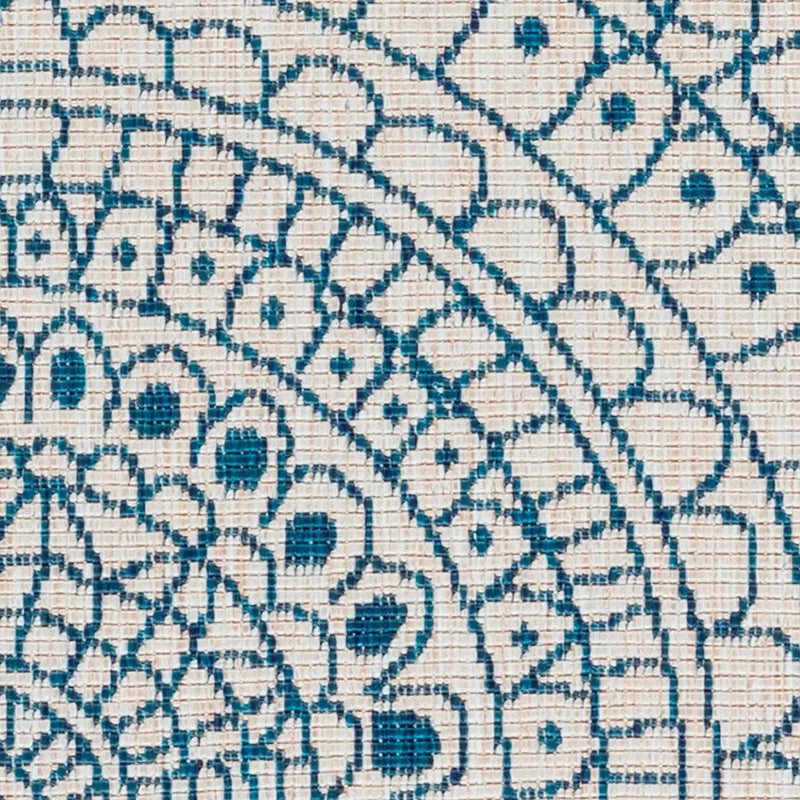 Terrazzo 39 Reversible Round Ocean Blue
