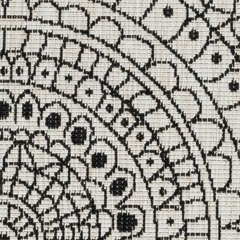 Terrazzo 39 Reversible Round Black