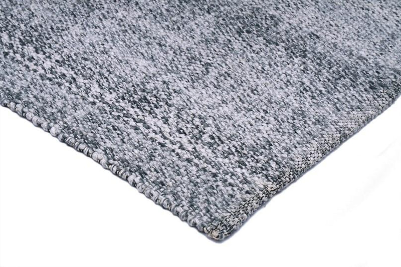 Basket Grey Weave Wool Rug