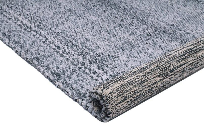 Basket Grey Weave Wool Rug