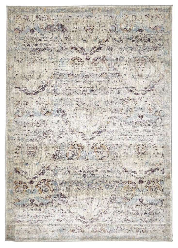 Anastasia-Limerick Stunning Designer Rug Silver Blue-RUG HOME