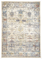 Anastasia-Sanremo Stunning Designer Rug Ivory Blue-RUG HOME