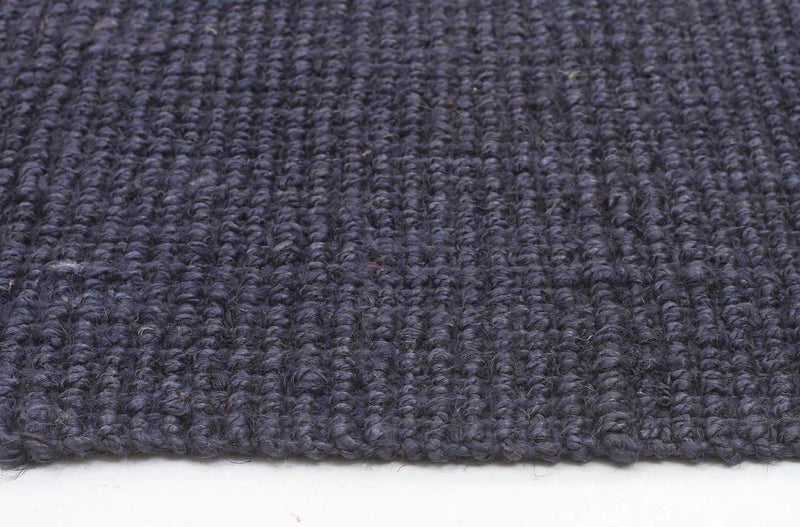 Atrium-Chunky Natural Fiber Barker Navy Rug