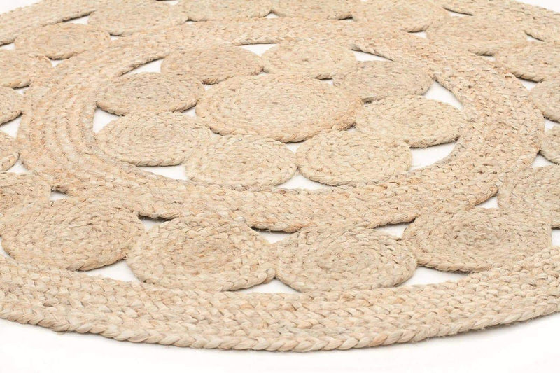 Atrium-Natural Daisy Jute Rug