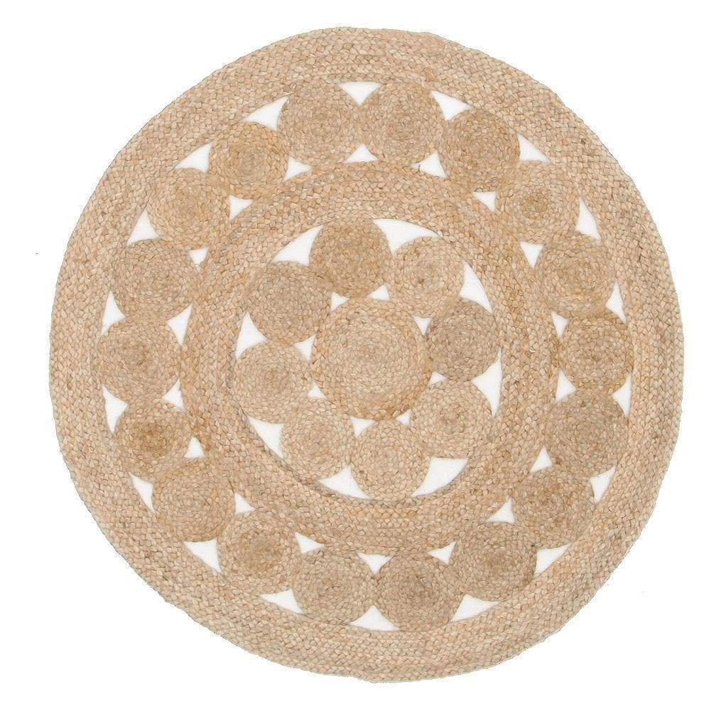 Atrium-Natural Daisy Jute Rug