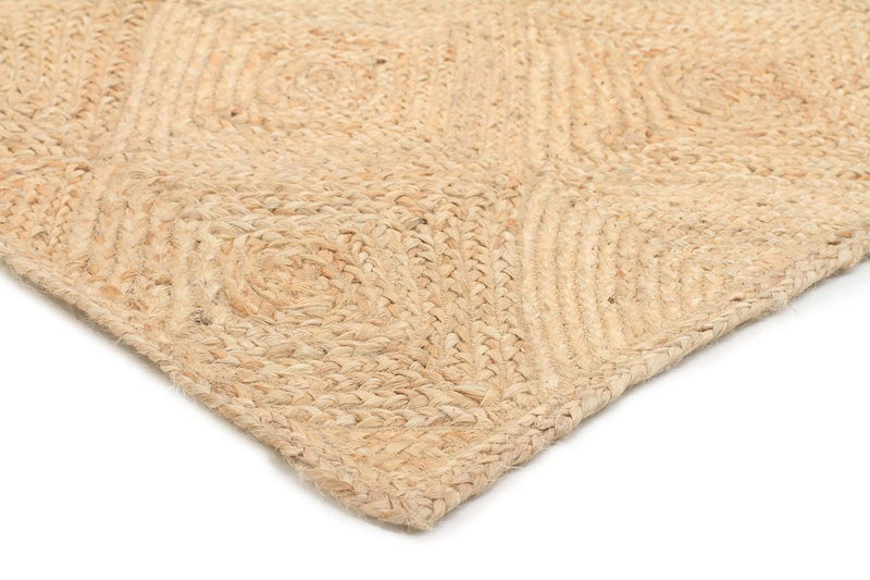 Atrium-Round Jute Natural Rug Charcoal