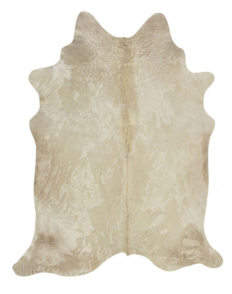 Cowhide-Exquisite Natural Cow Hide Champagne