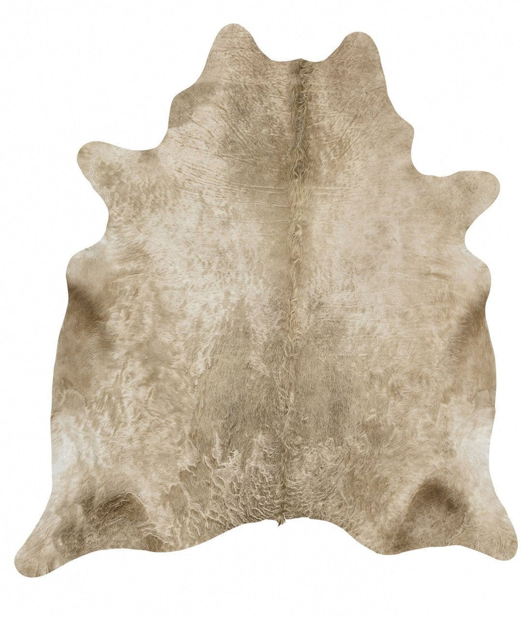 Cowhide-Exquisite Natural Cow Hide Champagne