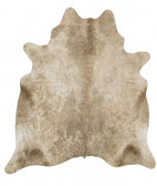 Cowhide-Exquisite Natural Cow Hide Champagne