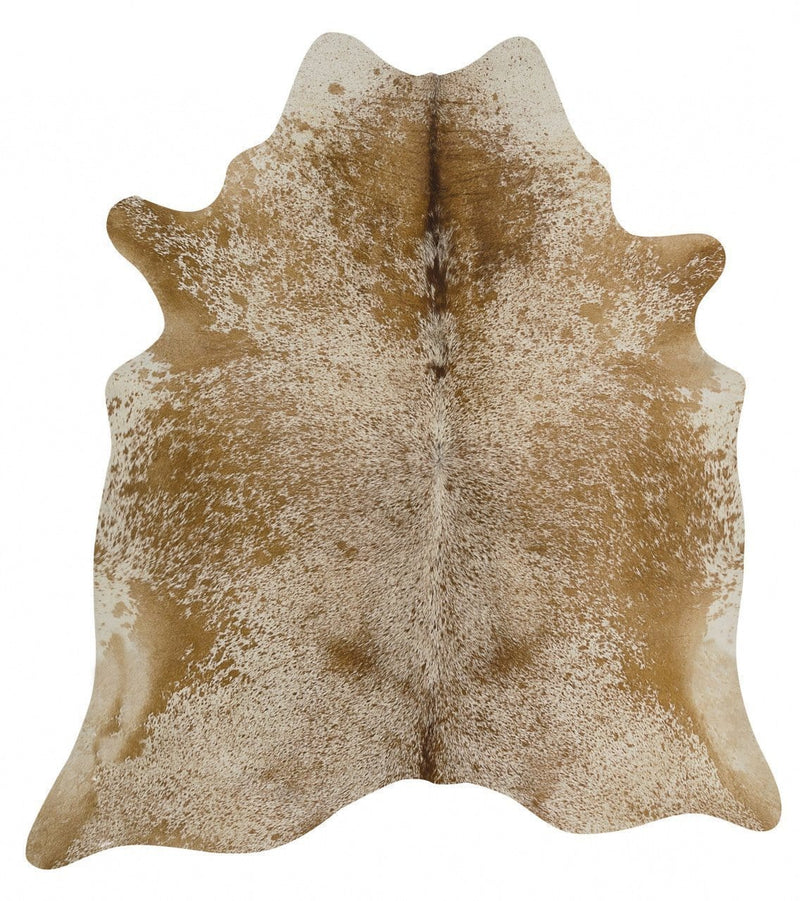 Cowhide-Exquisite Natural Cow Hide Salt & Pepper Brown