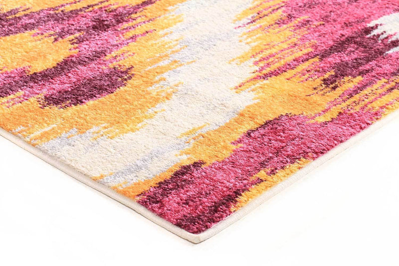 Dimensions-Divinity Burst Aubergine Modern Rug-RUG HOME