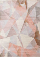 Dimensions-Divinity Shatter Blush Modern Rug