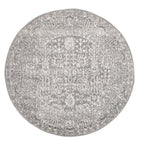 Evo-Homage Grey Transitional Round Rug-RUG HOME