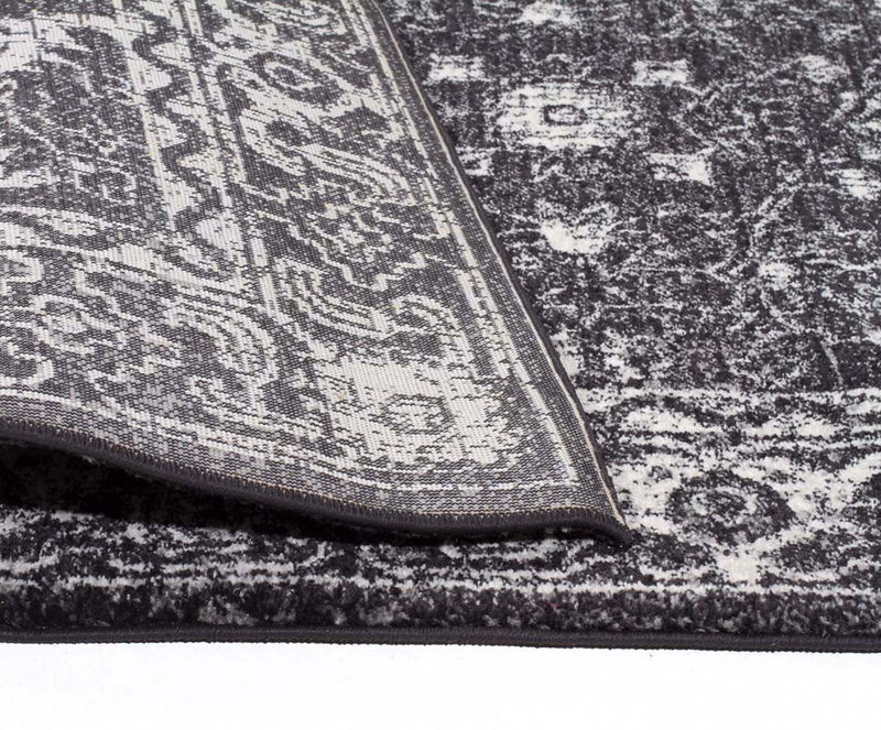 Evo Rect-Estella Charcoal Transitional Rug-RUG HOME