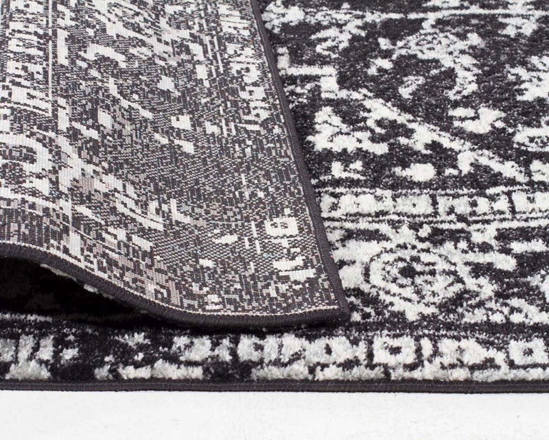 Evo Rect-Scape Charcoal Transitional Rug-RUG HOME