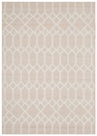 Hudson-Krisha Tribal Trellis Rug Nude Soft Pink