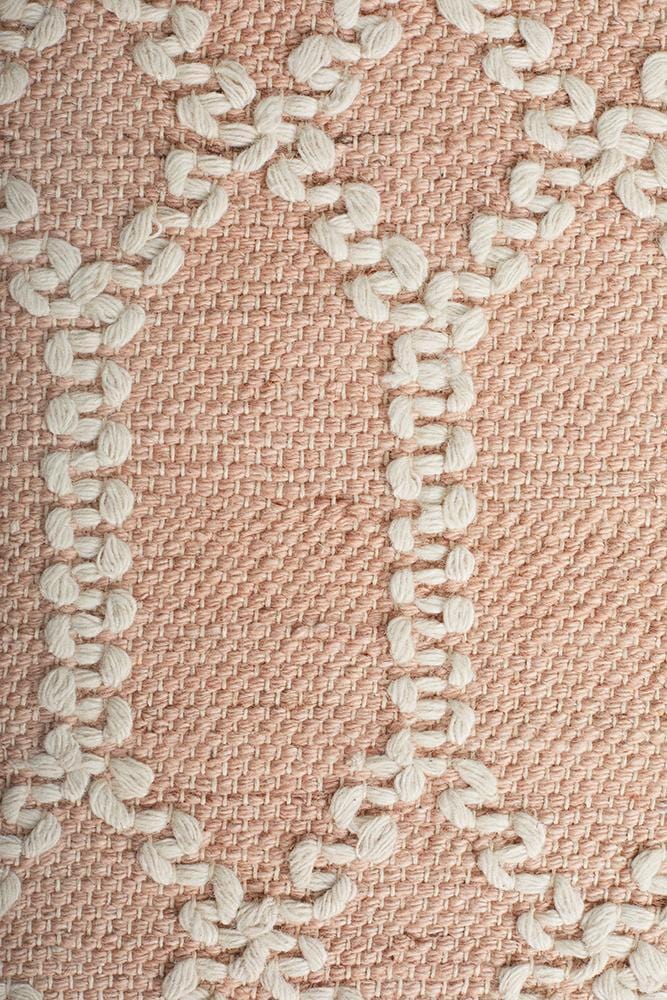 Hudson-Krisha Tribal Trellis Rug Nude Soft Pink