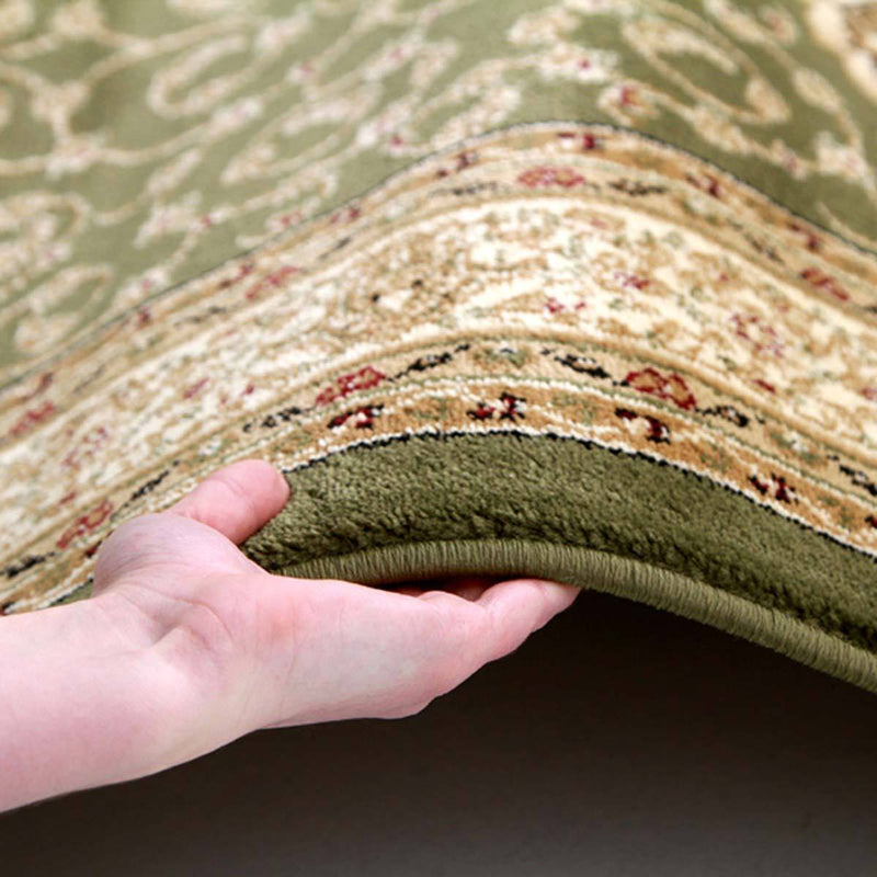 Istanbul-Medallion Classic Design Rug Green