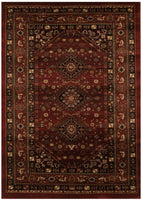Istanbul-Traditional Shiraz Design Rug Burgundy Red