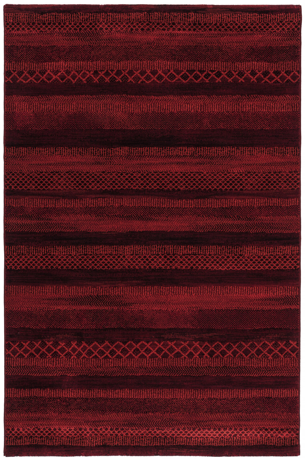 Italtex-Eclipse-Red Eclipse Abstract Modern Thick Rug-RUG HOME