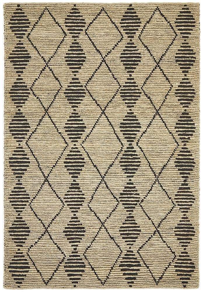 Kenya-Kenya Kasa Hand Woven Tribal Jute Rug