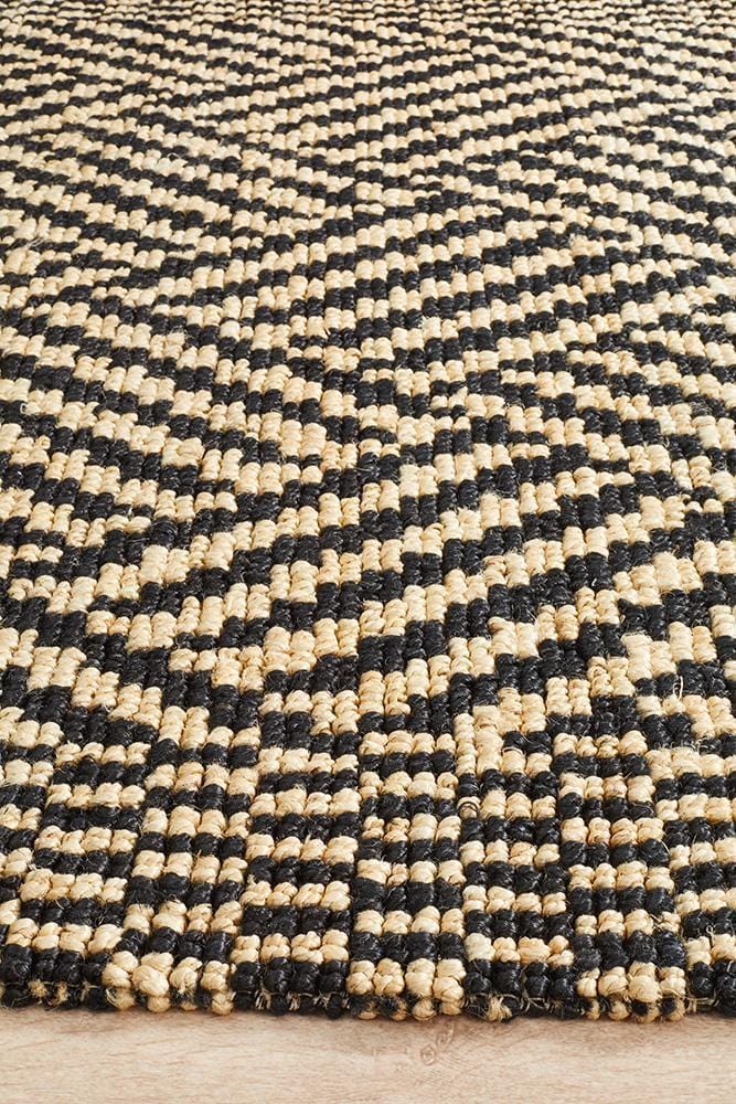 Kenya-Kenya Kimi Hand Woven Tribal Jute Rug