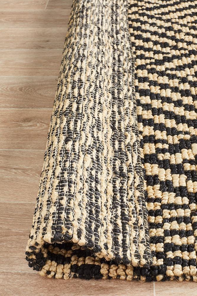 Kenya-Kenya Kimi Hand Woven Tribal Jute Rug