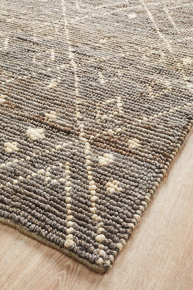 Kenya-Kenya Misu Hand Woven Tribal Jute Rug