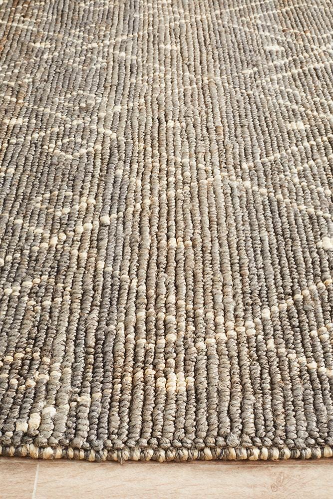 Kenya-Kenya Misu Hand Woven Tribal Jute Rug