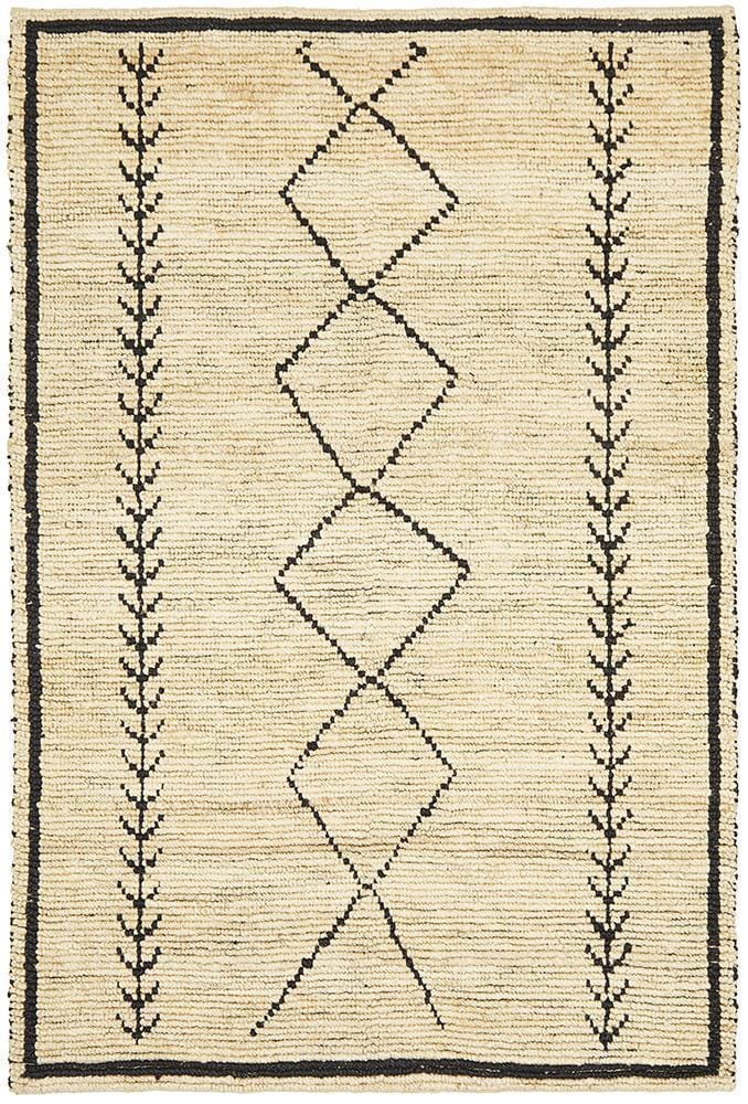 Kenya-Kenya Tumu Hand Woven Tribal Jute Rug