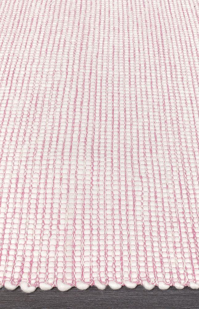 Loft-Loft Stunning Wool Pink Rug