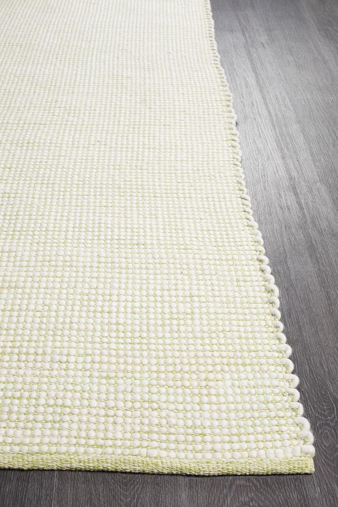 Loft-Loft Stunning Wool Pistachio Rug